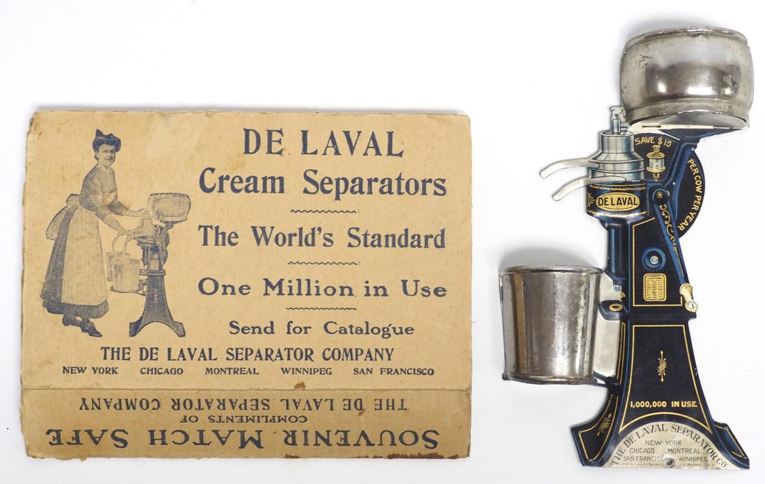 DeLaval Cream Separator tin match safe (1 of 2)