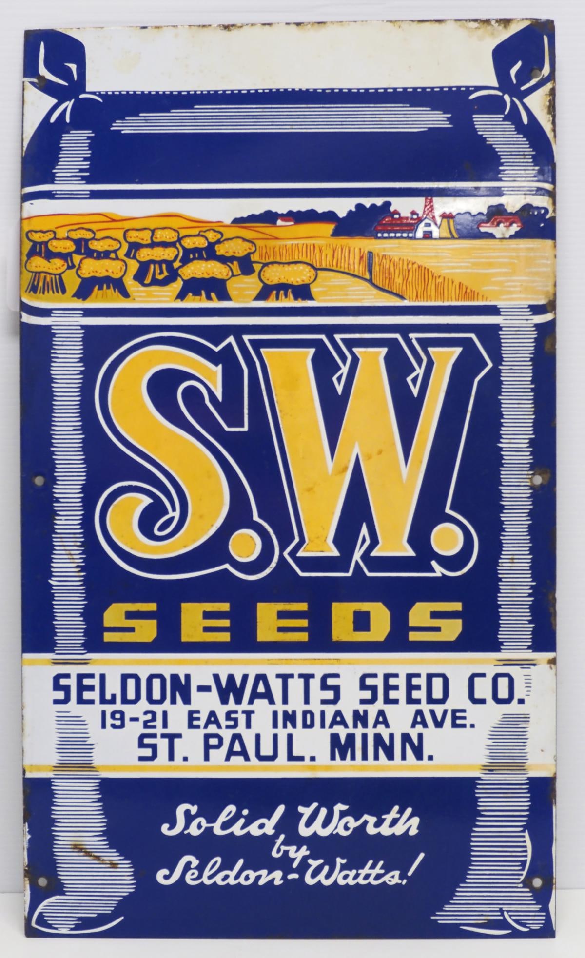 S.W. Seeds sign, St. Paul, Minn. (1 of 3)
