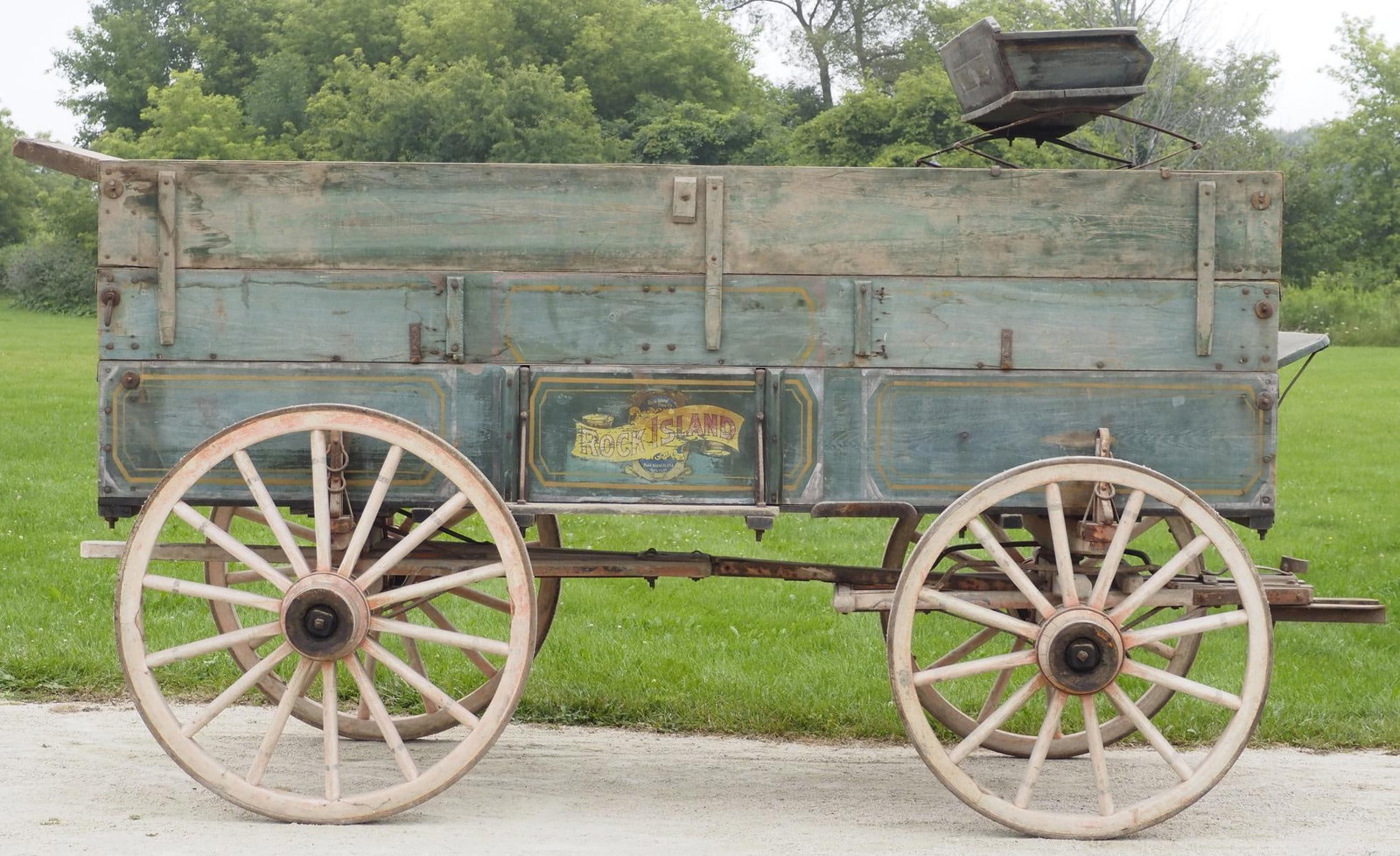 Rock Island triple board box wagon (1 of 11)