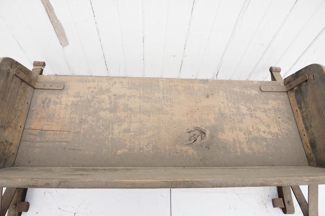Studebaker box wagon seat - 2