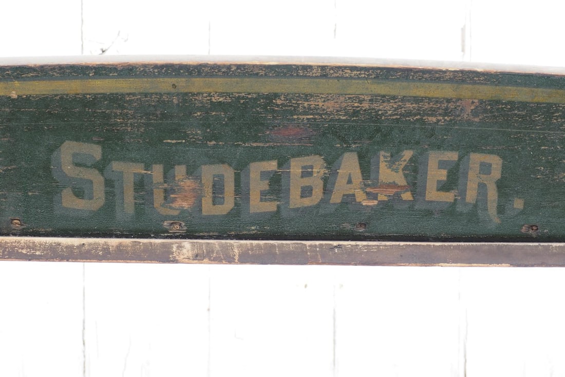 Studebaker box wagon seat - 4