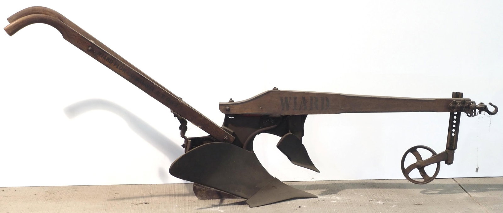 Wiard Plow Co. wood beam walking plow (1 of 4)