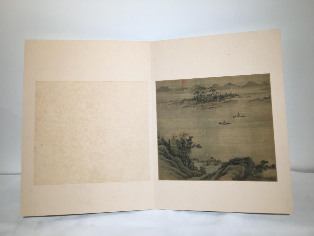 Old Ink and colour painting on silk (1 of 8)