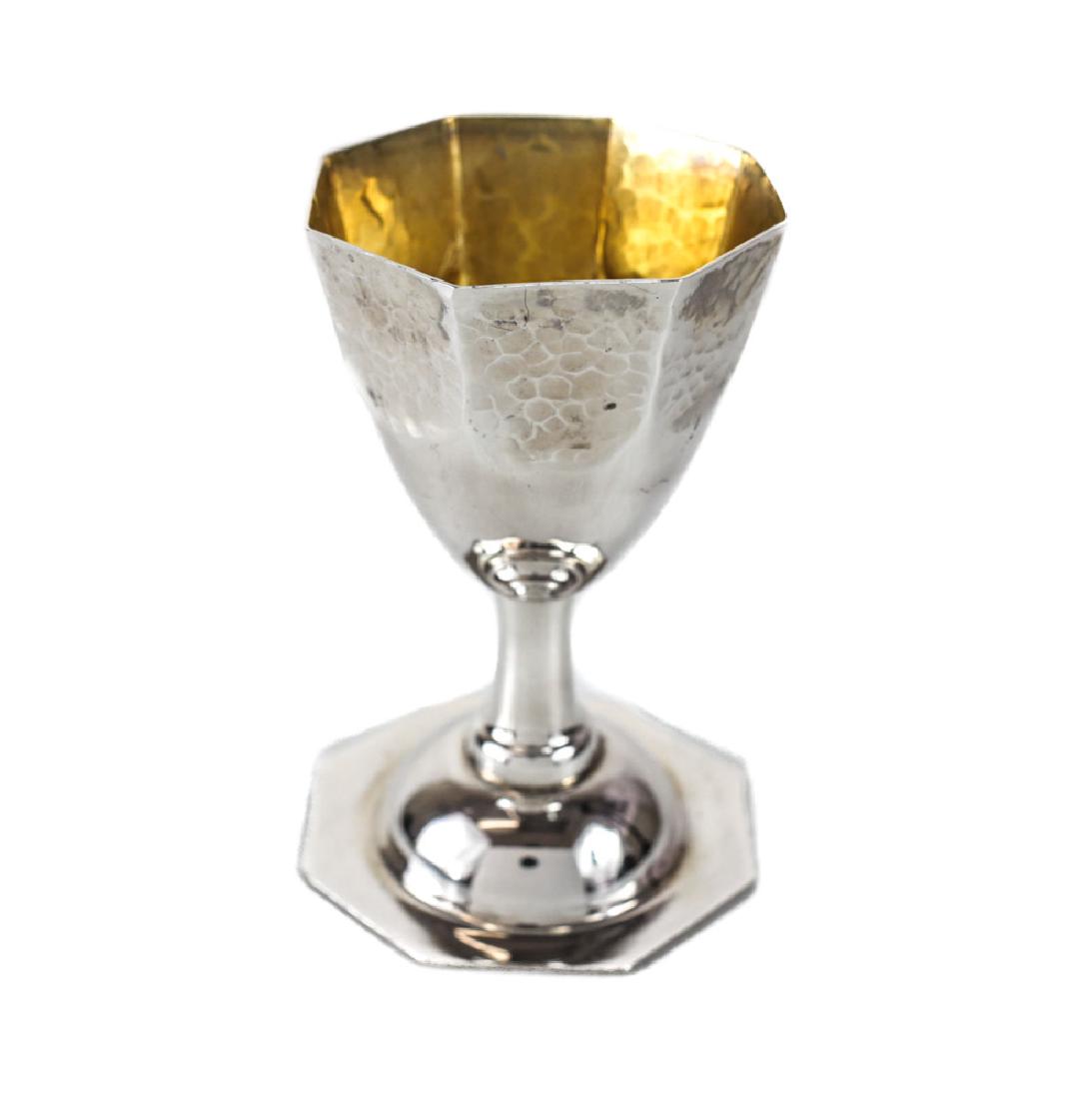 Shilo Israel Sterling Silver Kiddish Cup Hand Hammered (1 of 3)