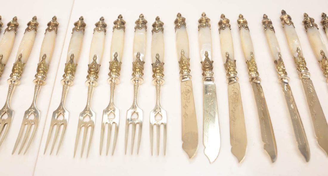 German 800 Gilt Silver MOF Service for 12, circa 1900 (1 of 6)