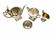 Gorham Mfg Co Sterling Silver Tea Service Set Etruscan - 3