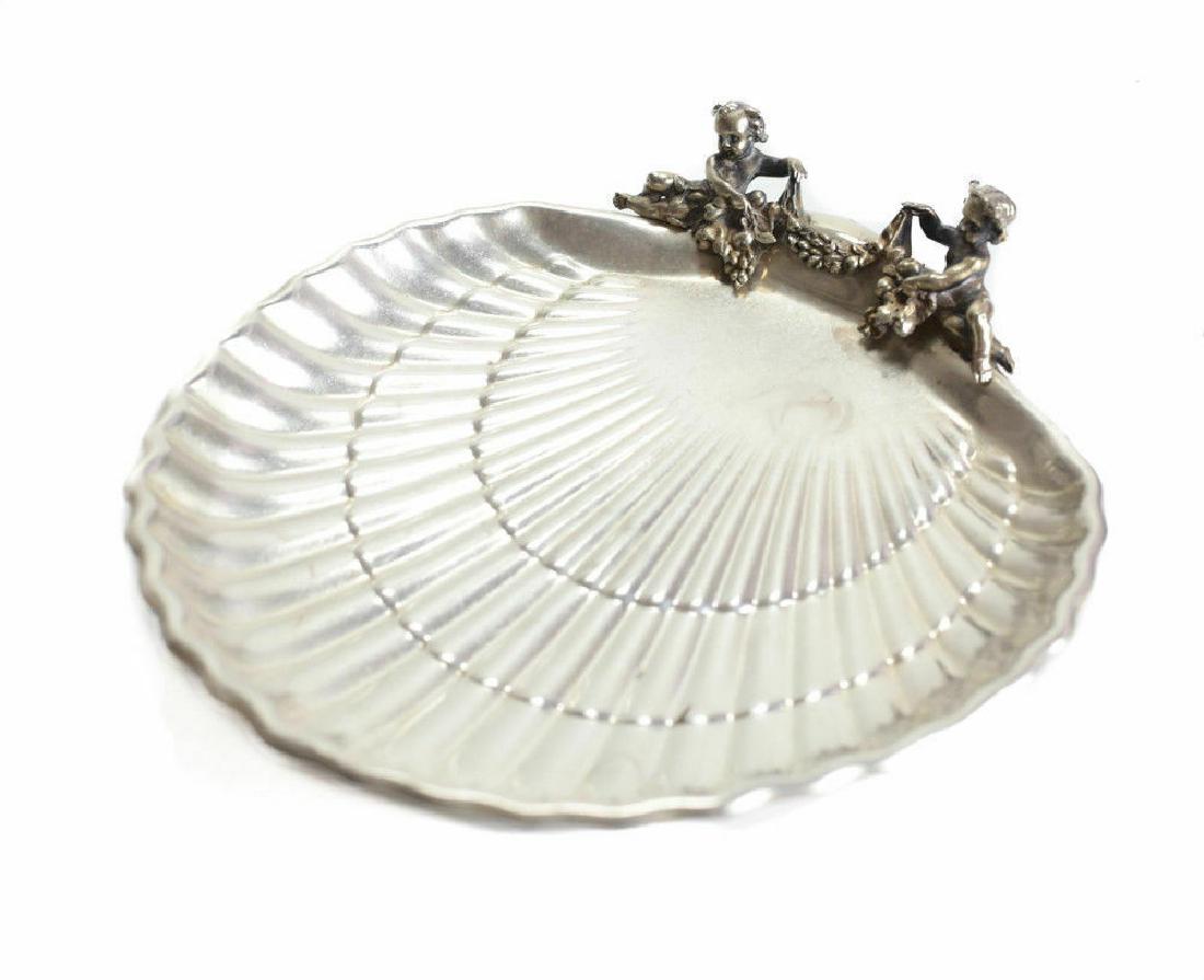Gorham Sterling Silver Mixed Metal Shell Dish (1 of 5)