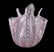 Murano Venini Art Glass Latticino Handkerchief Vase - 3