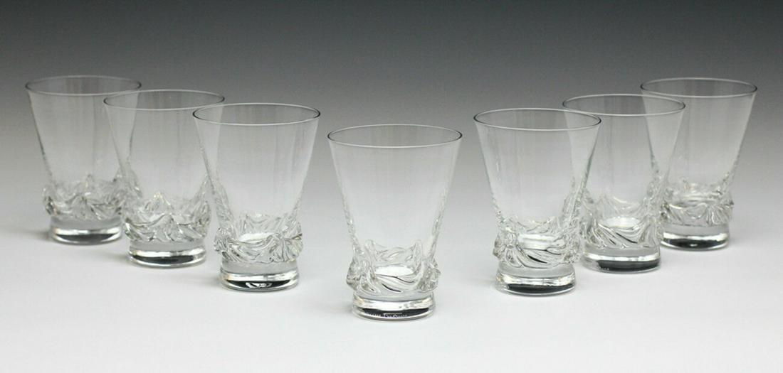 7 Daum Nancy  Crystal Water Glasses (1 of 3)