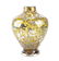 American Sterling Silver Amber Glass Vase