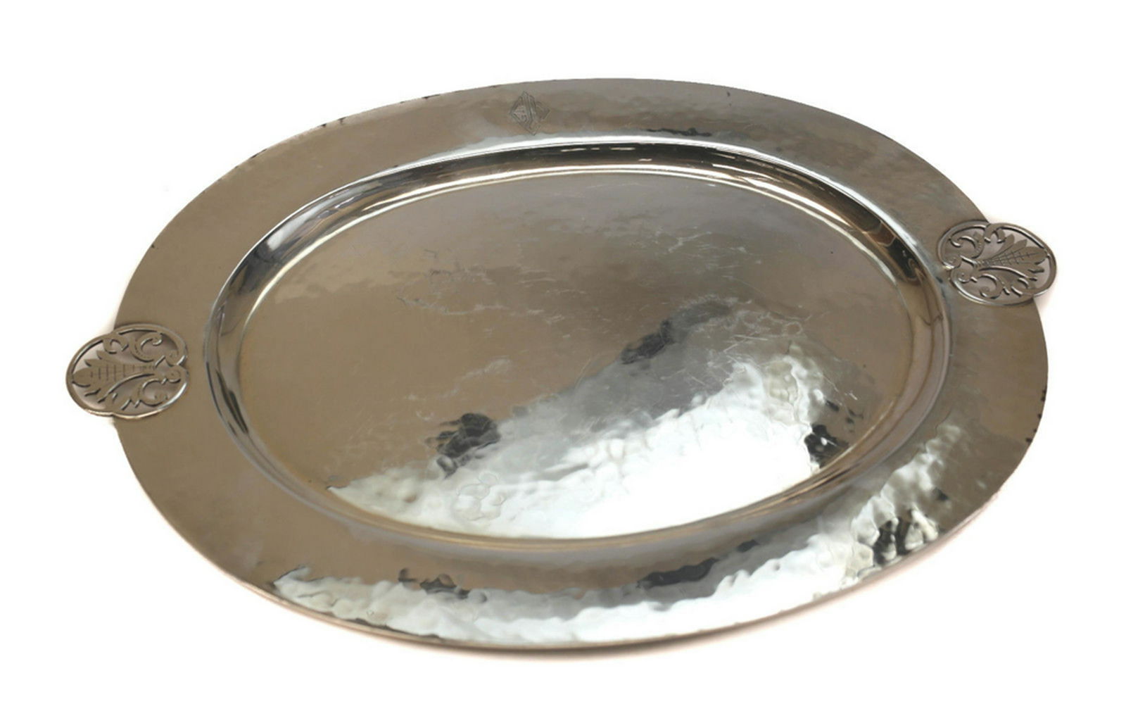 Richard Dimes Sterling Silver Oval Platter Tray, c1940 (1 of 6)