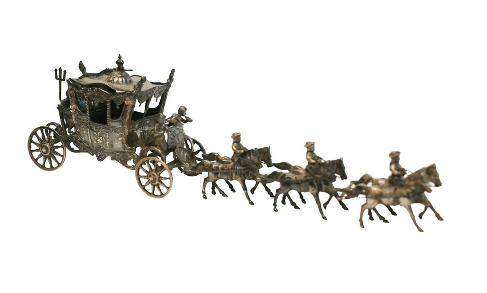 Gebruder Neumann German Silver Figurine, circa 1890 (1 of 3)