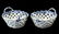 Royal Worcester Dr. Wall Reticulated Baskets, 18th C - 2