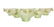 6 Venetian Green Art Glass Bowls