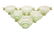 6 Venetian Green Art Glass Bowls - 2