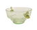 6 Venetian Green Art Glass Bowls - 3