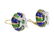 18k Yellow Gold Tiffany & Co. Schlumberger Enamel & - 2
