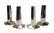 4 Tiffany F.L. Wright FDN Sterling Silver Candlesticks