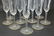 10 Saint Louis Glass Champagne Goblets in Apollo Gold - 3
