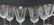 6 Saint Louis Glass Burgundy Wine Goblets Apollo Gold - 3