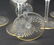 6 Saint Louis Glass Burgundy Wine Goblets Apollo Gold - 4