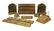 Tiffany Studios Gilt Bronze Desk Set in Bookmark