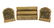 Tiffany Studios Gilt Bronze Desk Set in Bookmark - 3