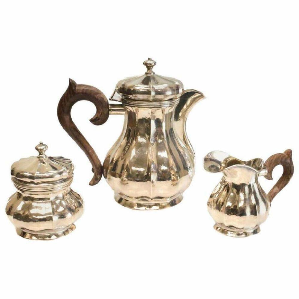 Buccellati Italian Sterling Silver Hand Wrought Tea Set (1 of 5)