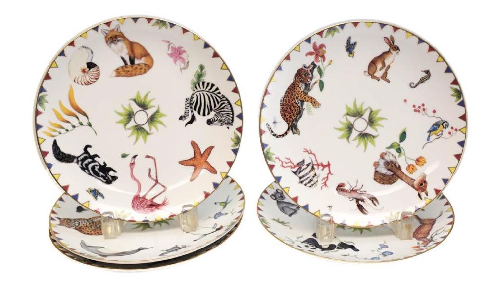 5 Lynn Chase Porcelain Salad Plates in Harmony (1 of 3)