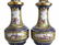 Pair Sevres France Porcelain Urns Cobalt Blue 19th C - 3