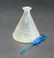 Steuben Verre De Soie Perfume Bottle Blue Stopper - 3
