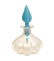 Steuben Verre De Soie Perfume Bottle Jade Blue