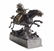Carl Kauba Painted Bronze Indian on Horseback Sculpture - 3