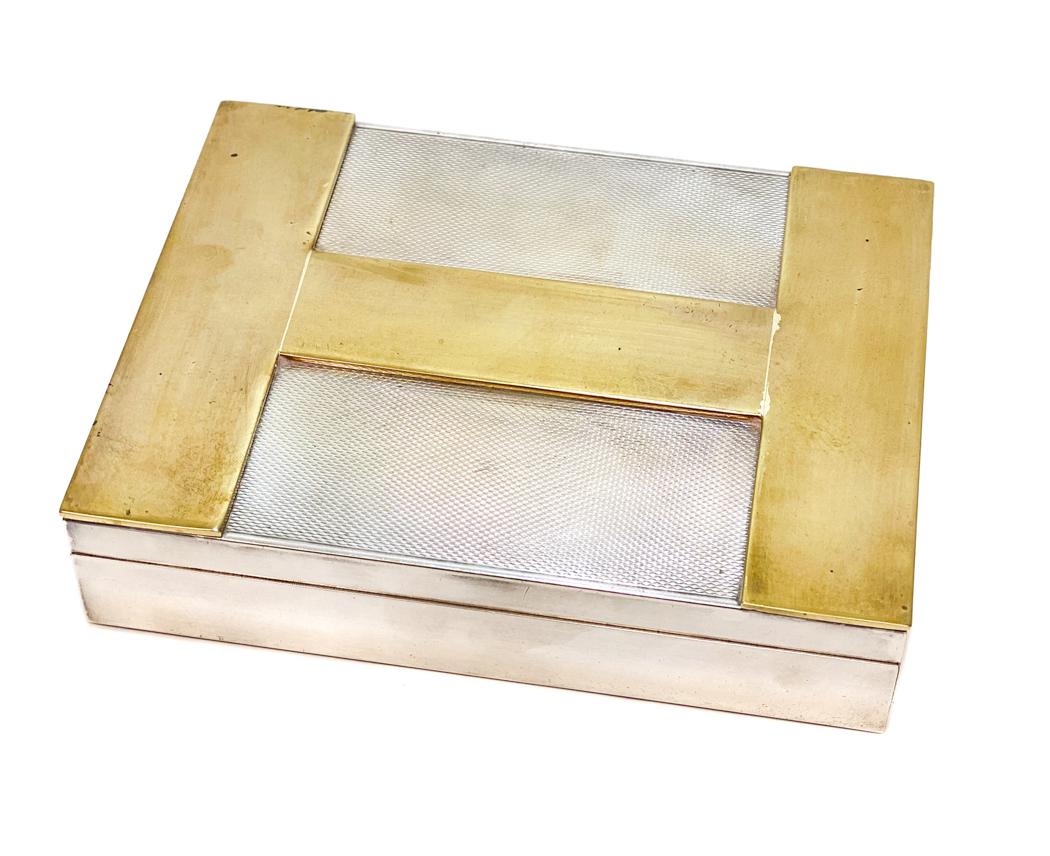 Hermes France Silver Plate Box (1 of 4)