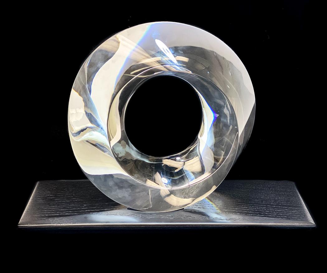 Stuben Mobius Prism Glass Sculpture (1 of 4)