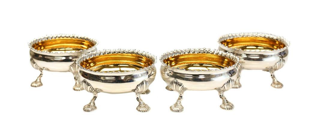 4 Pradella Ilario Sterling Salt Cellars (1 of 4)