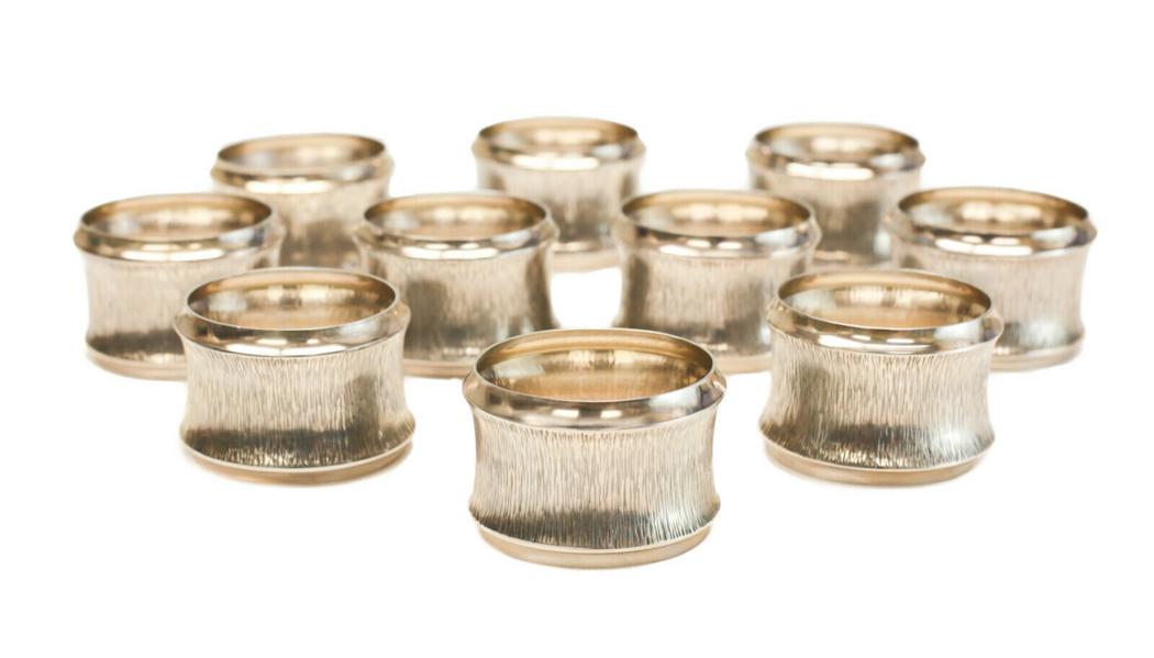 10 Pradella Ilario Sterling Napkin Rings (1 of 4)