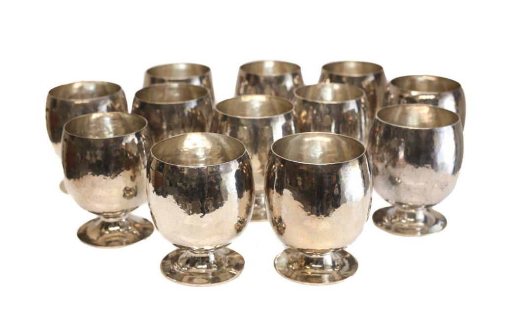 12 Buccellati Sterling Silver Brandy Sniffers (1 of 4)