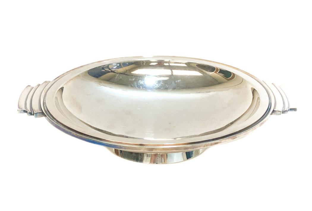 Georg Jensen Sterling Silver Dish in Pyramid (1 of 4)