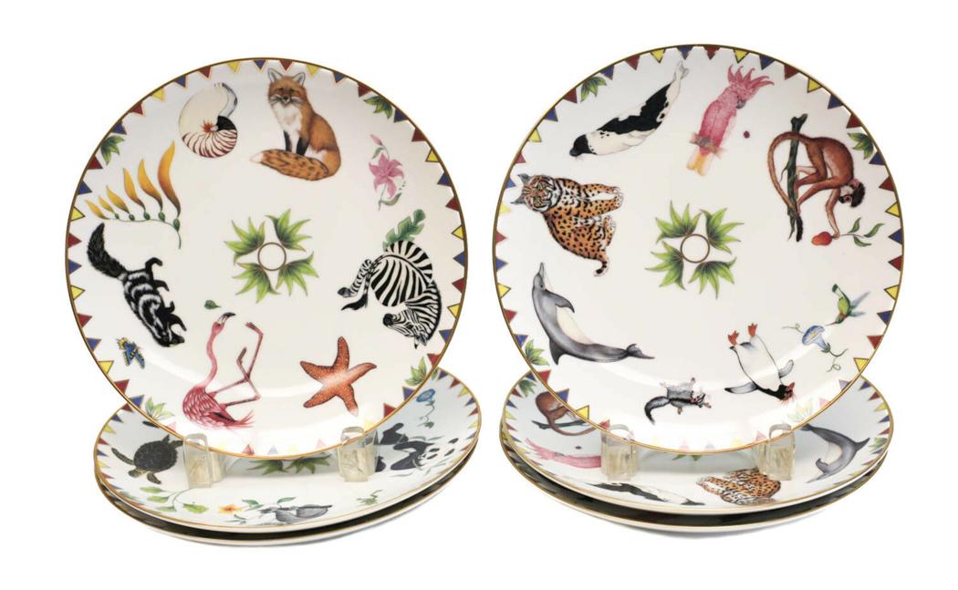 6 Lynn Chase Porcelain Salad Plates in Harmony (1 of 3)