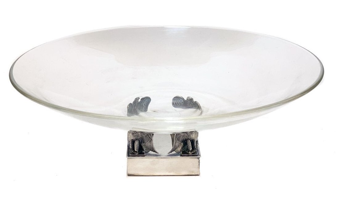 Steuben Sterling Silver Eagle & Glass Bowl (1 of 6)