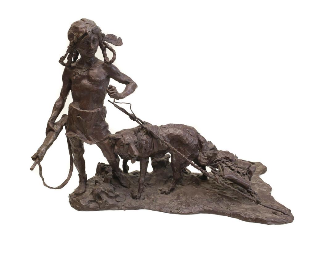 Gary Schildt Bronze Sculpture Boy and Dog (1 of 4)