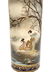 Japanese Kinkozan cobalt blue and hand painted vase - 2