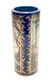 Japanese Kinkozan cobalt blue and hand painted vase - 3