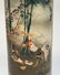 Japanese Kinkozan cobalt blue and hand painted vase - 5