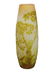 Galle Yellow Over Clear Art Glass Cameo Vase, 19th C