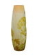 Galle Yellow Over Clear Art Glass Cameo Vase, 19th C - 3
