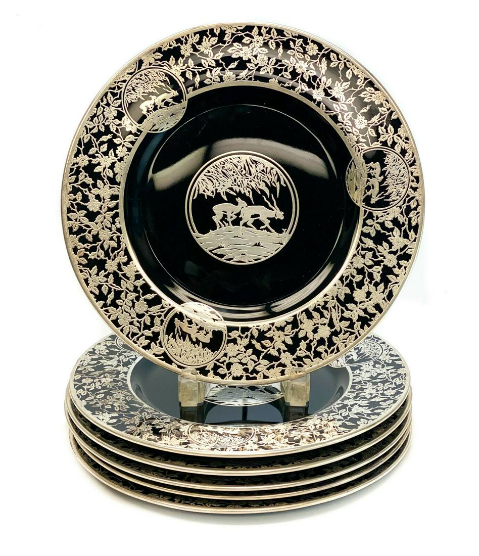 6 Rockwell Black Amethyst Glass Sterling Silver (1 of 5)