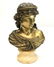 Figural Bronze Bust Sculpture on Onyx Base, "Fury" - 2