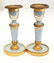 Sevres France Porcelain Clock Mantel Set, circa 1900 - 4